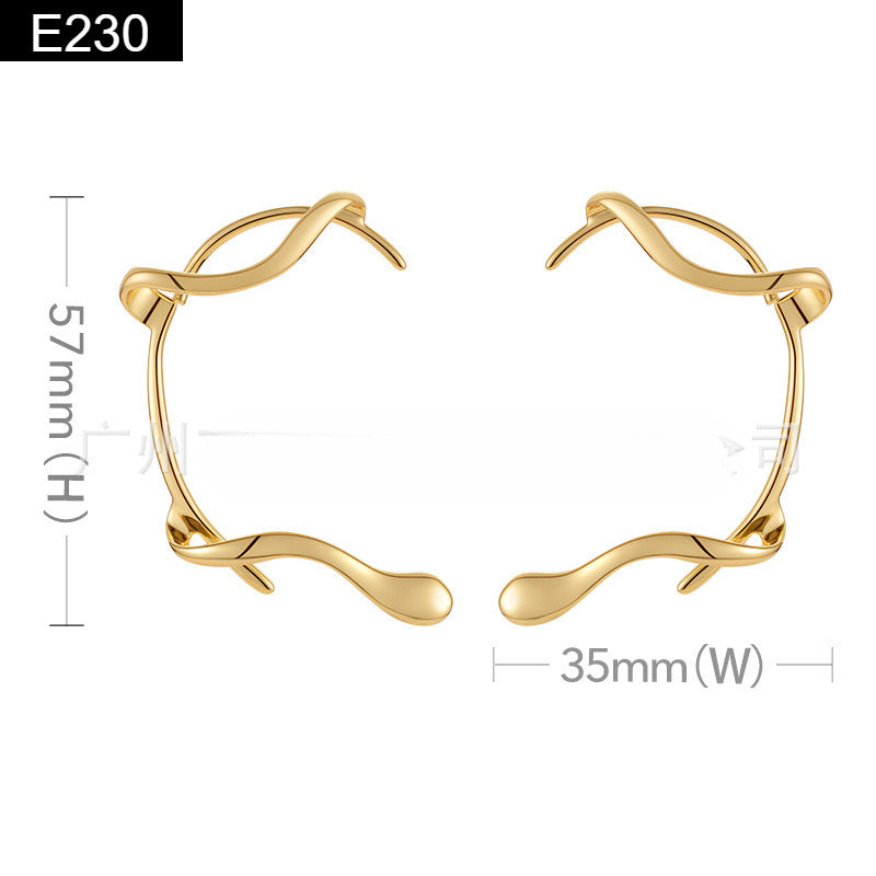 Thalassa Wave Earcuff - E230