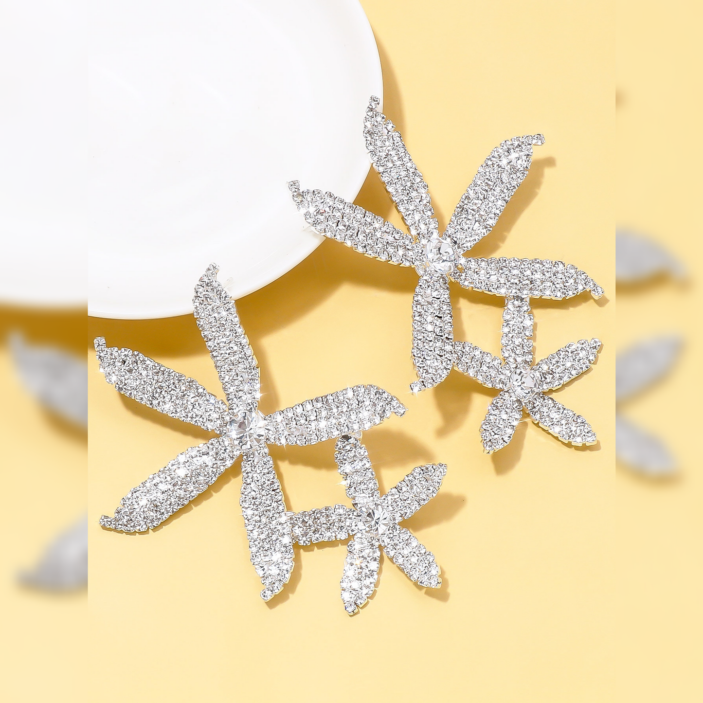 Cosmic Flower Sparkle Earring