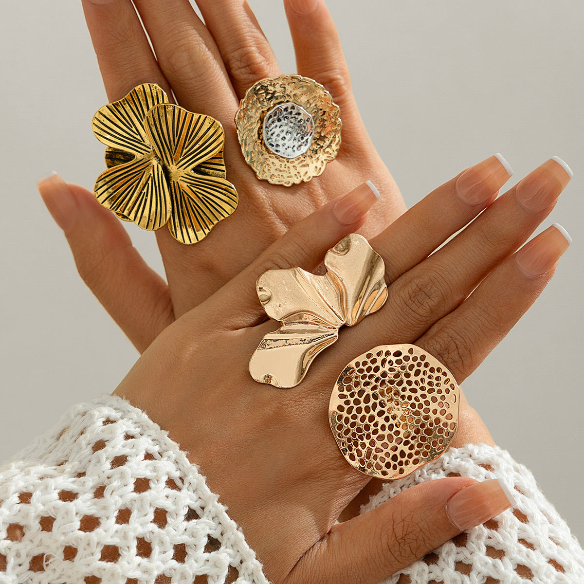Floral Rings - 4 Rings