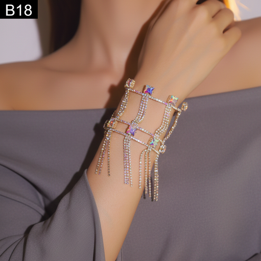 Shadow Grid Bracelet - B18
