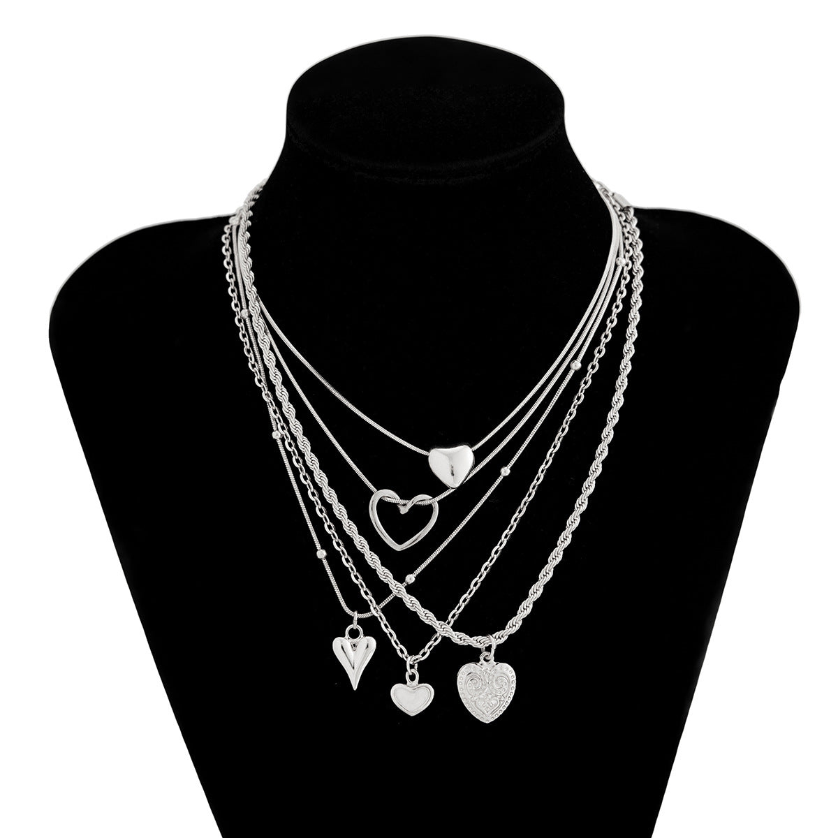 Heartstrings Stack Necklace