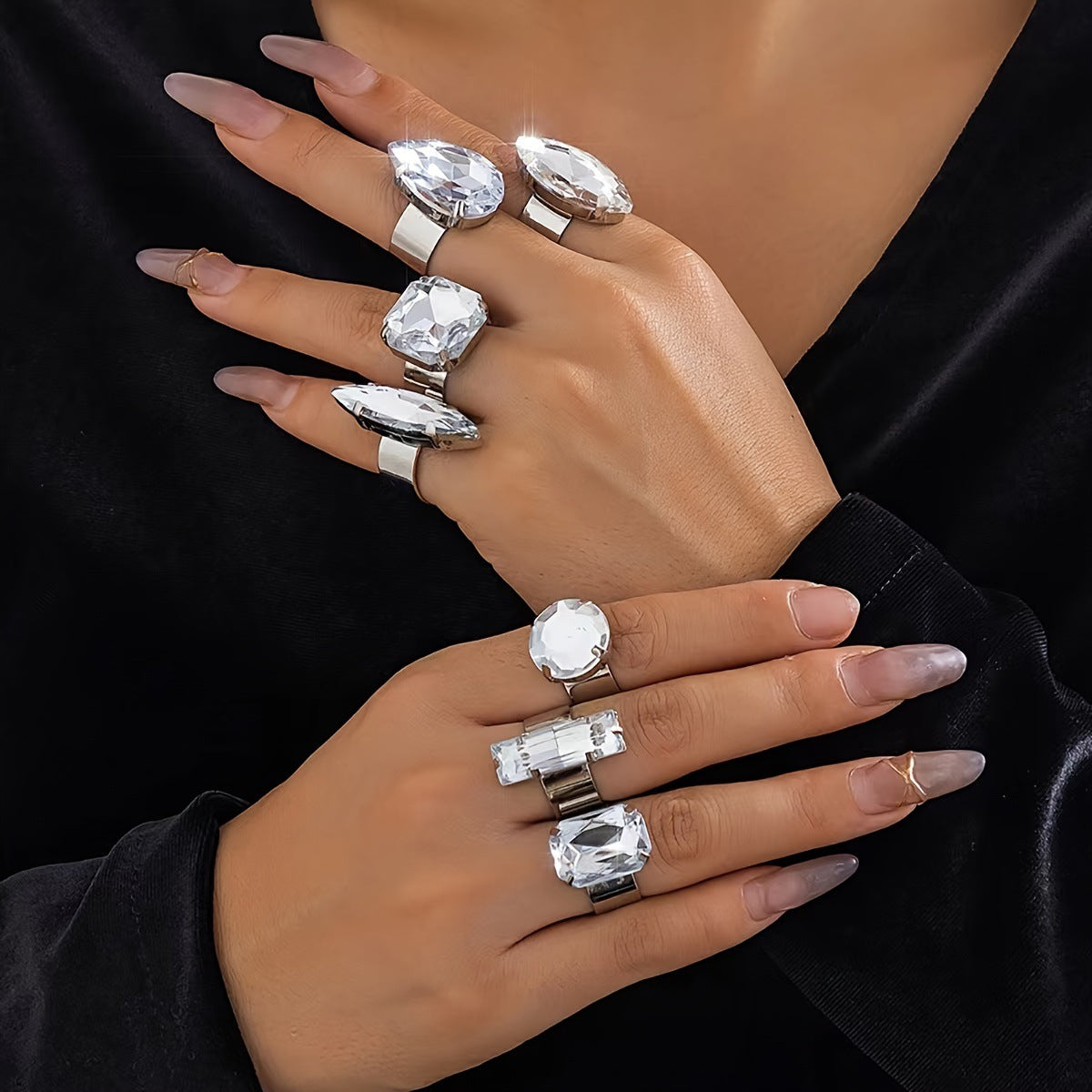 Iceberg Queen Ring Set