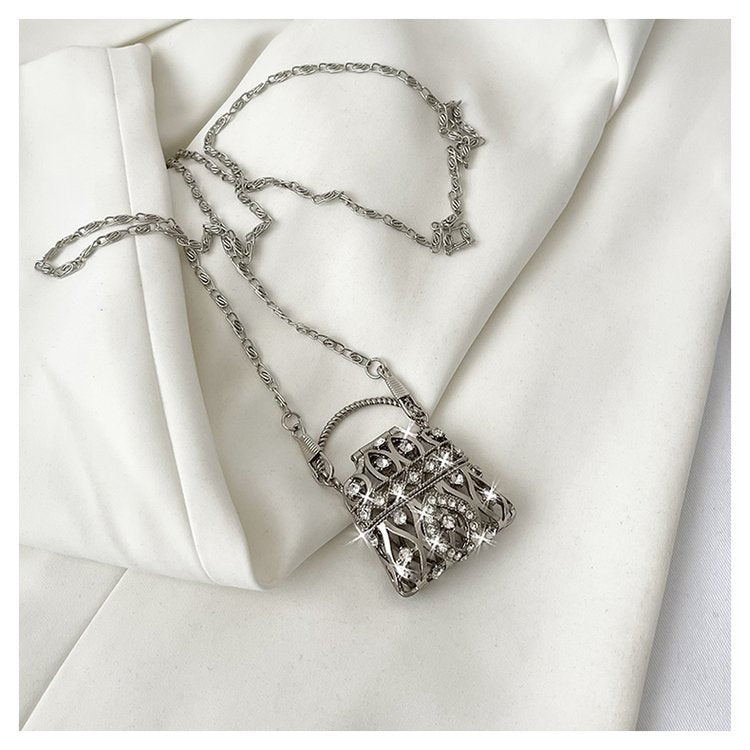 Lattice Metal Sling Bag