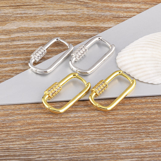 Carabiner Chic Hoops