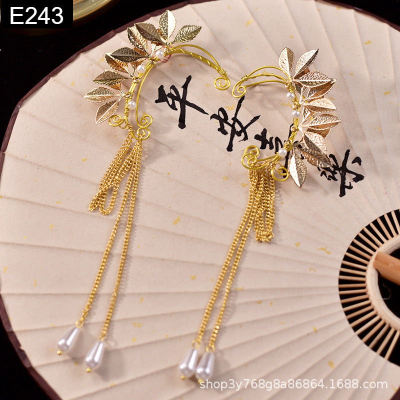 Amber Willow Earcuff - E243