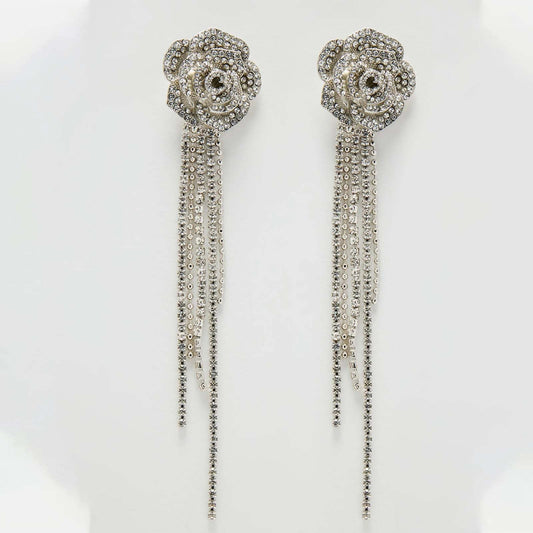 Rose Waterfall Earring