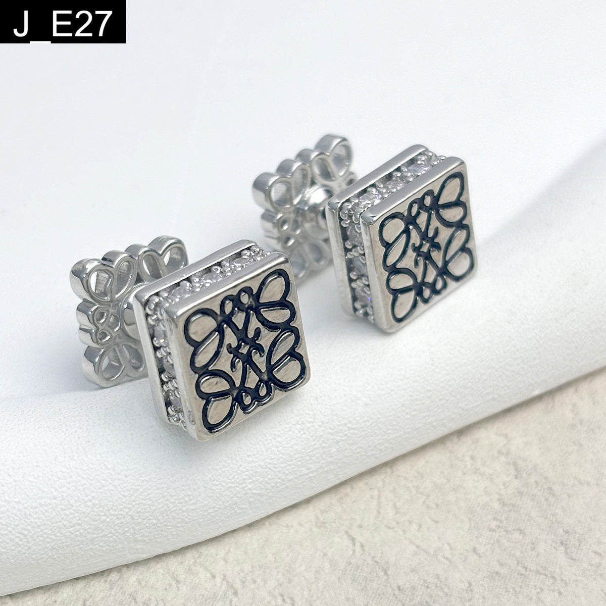 Chic Monogram Studs