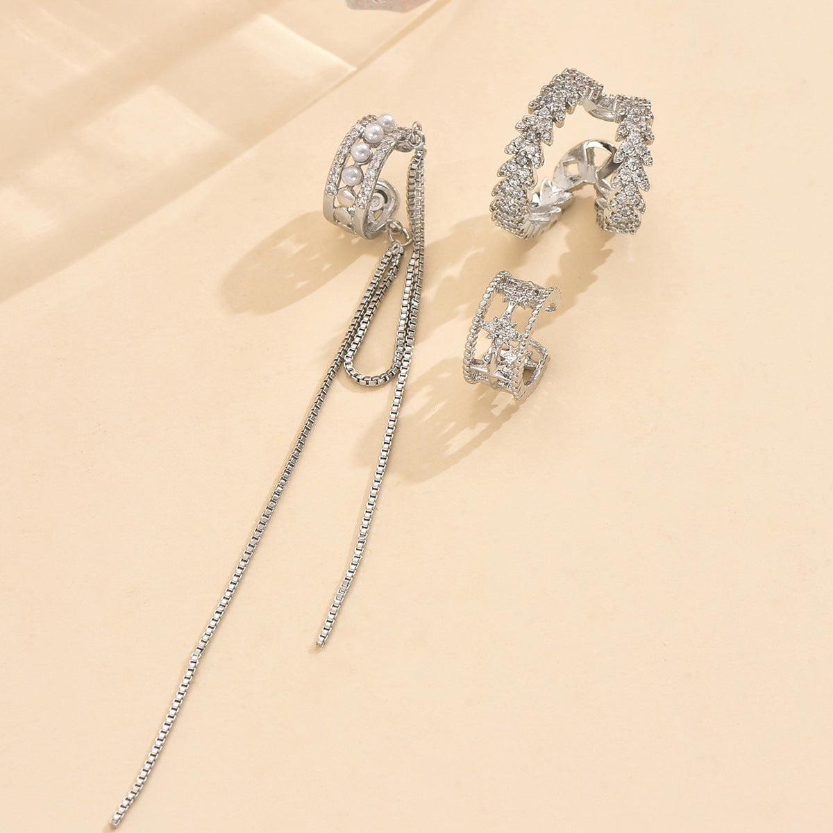 Lunar Pave Earcuffs