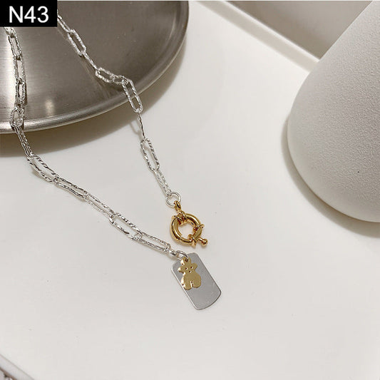 Paperclip Lockette Necklace - N43
