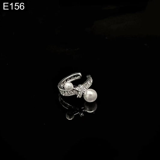 Geode Pearl Earcuff - E156