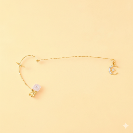 Lunar Sorrow Earcuff - E269