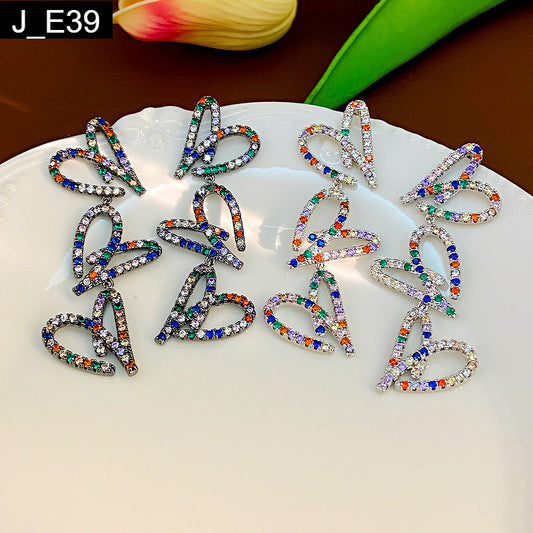 Harlequin Love Earring