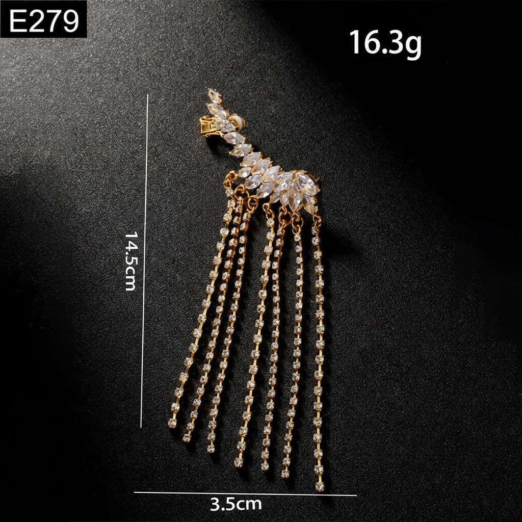 Wing Cascade Earring - E279
