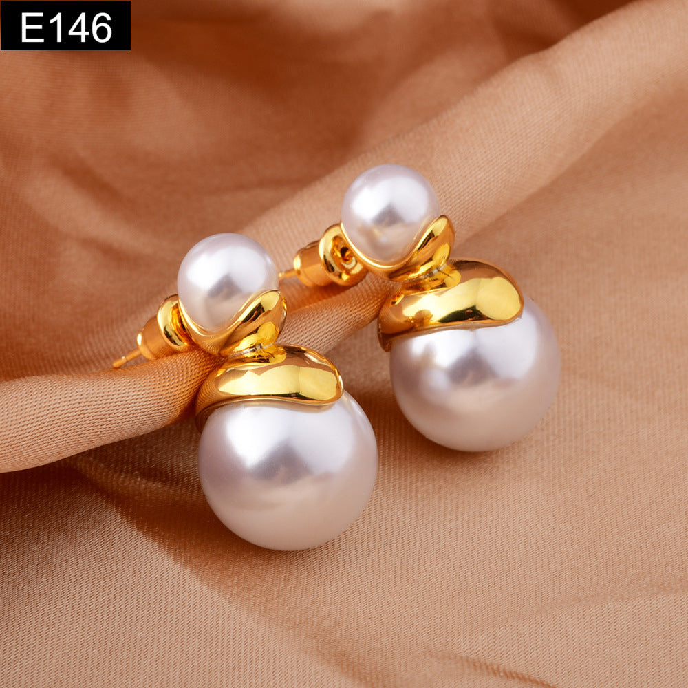 Melting Pearl Earring - E146