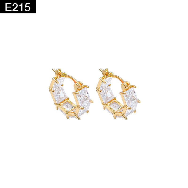 Cipher Huggies Earring - E215