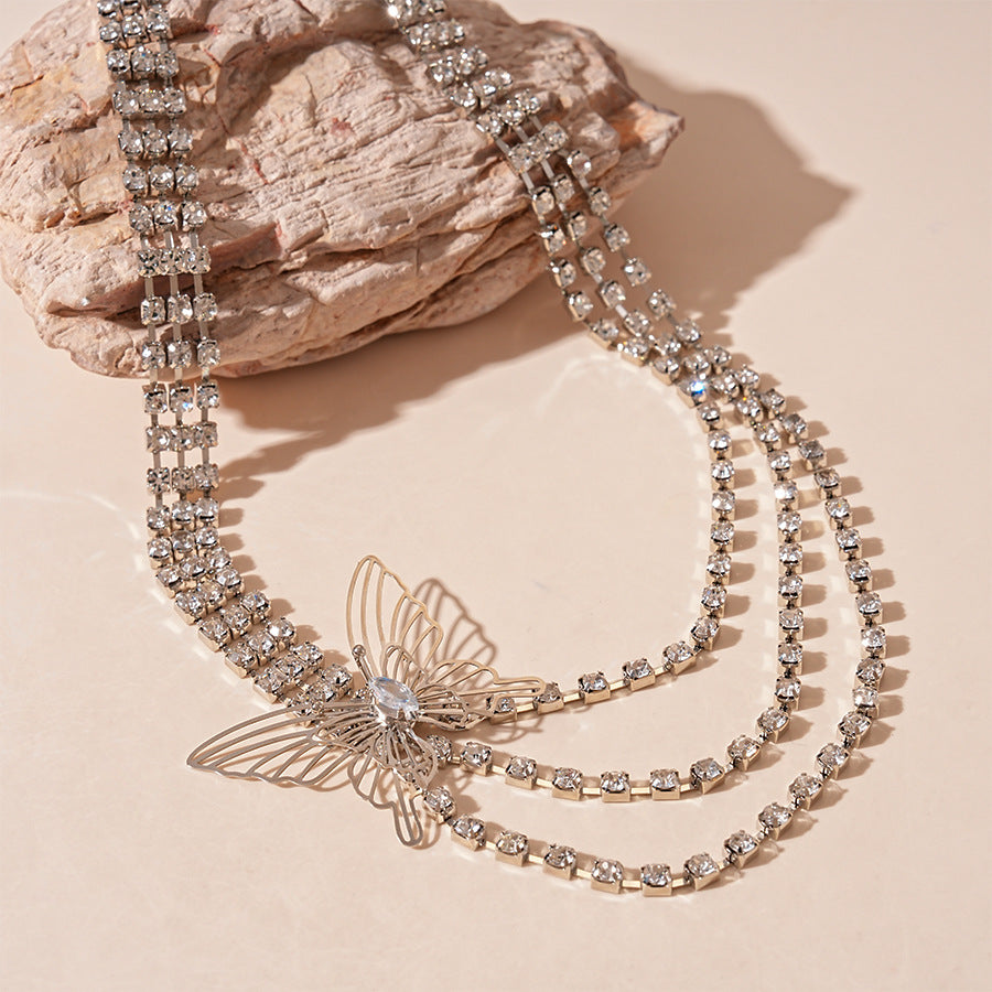 Glitter Wings Necklace