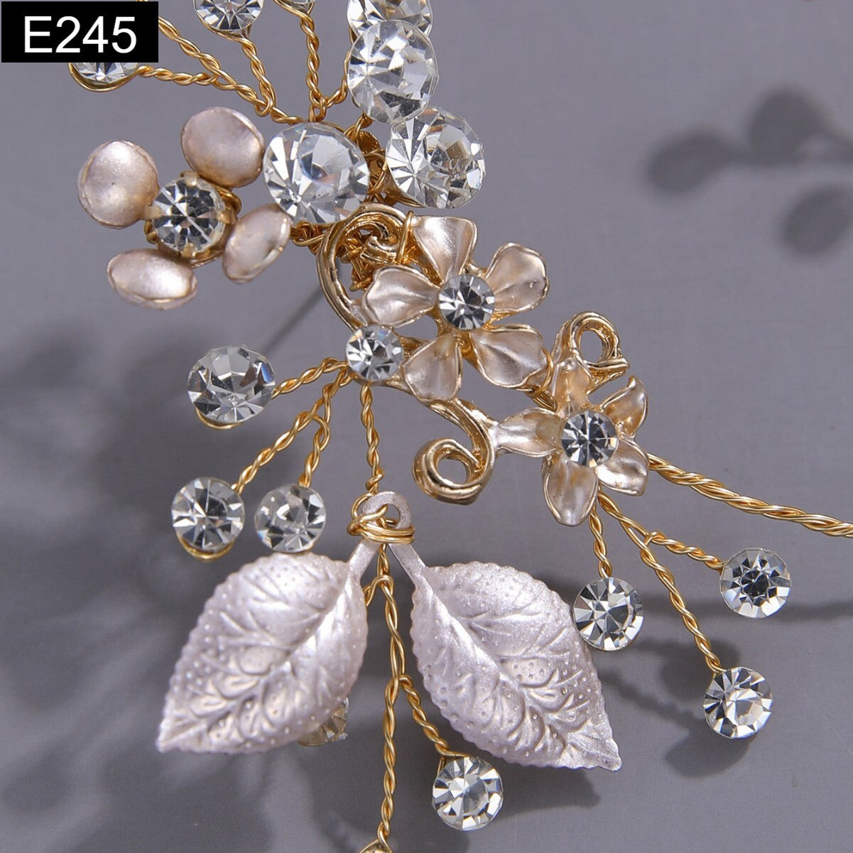 Silver Leaf Earcuff - E245