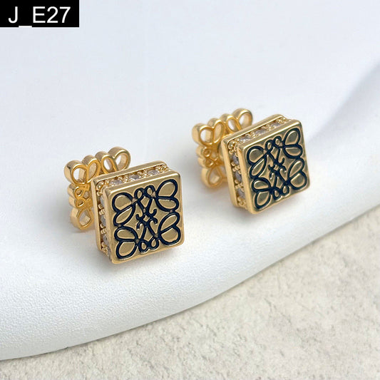 Chic Monogram Studs