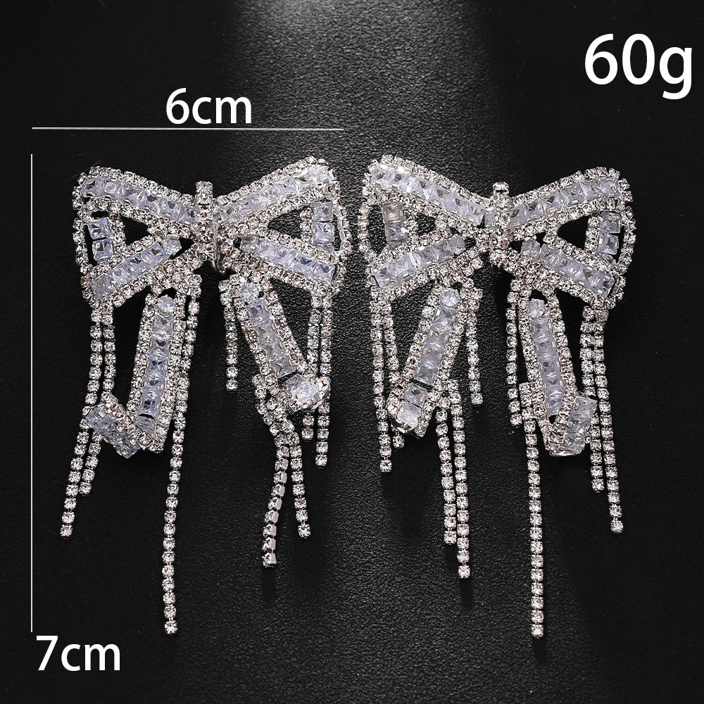 Embellished Belle Bow Earring
