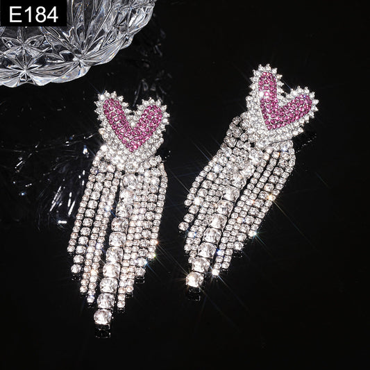 Fuchsia Dazzle Earring - E184