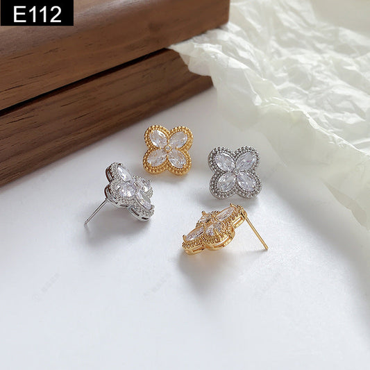 Floral Stud Earring - E112