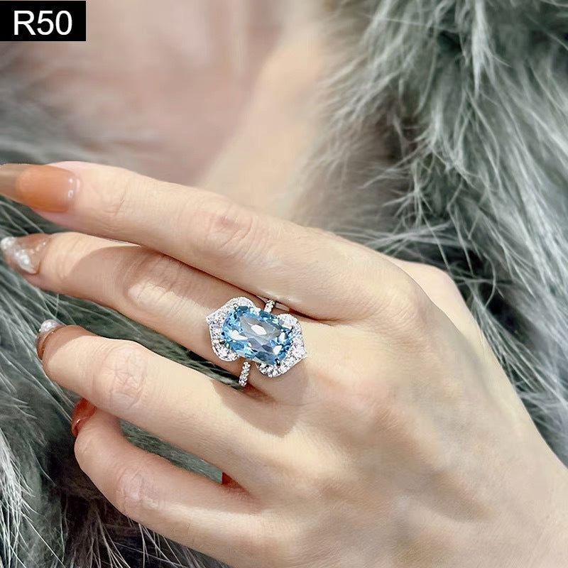 Glacial Azure Ring - R50