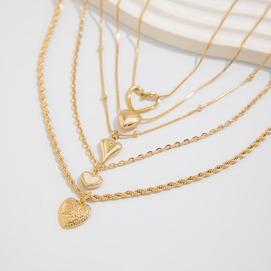 Heartstrings Stack Necklace