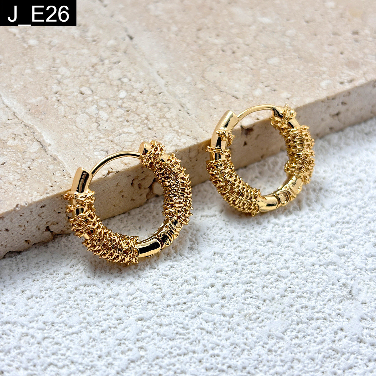 Golden Thread Earring - E26