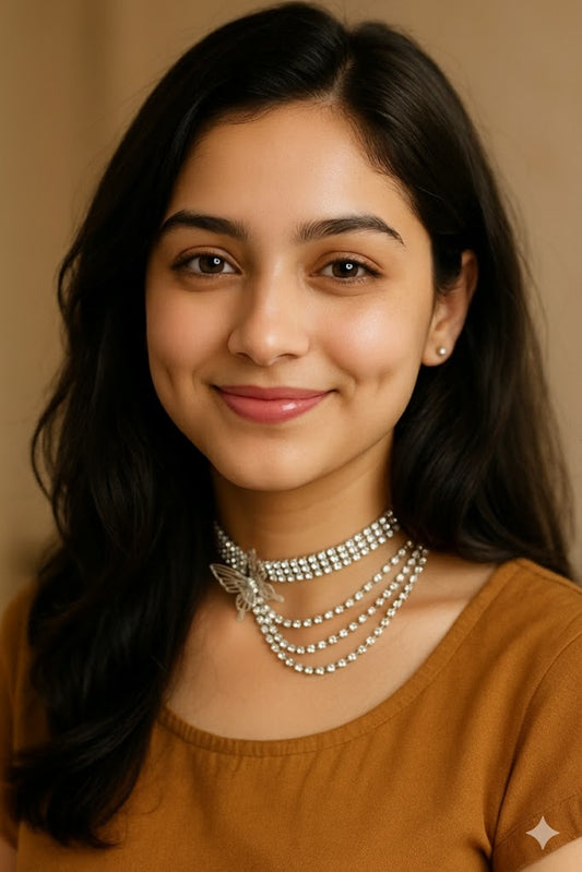 Glitter Wings Necklace