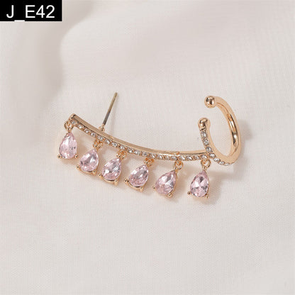 Shimmering Dewdrop Earcuffs - E42
