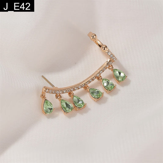 Shimmering Dewdrop Earcuffs