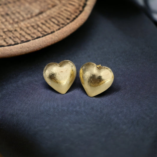 30mm Heart Gold Rush Stud