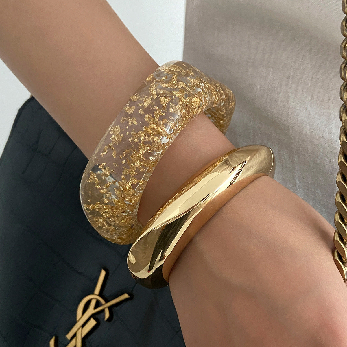 Amber Gilt Bracelets