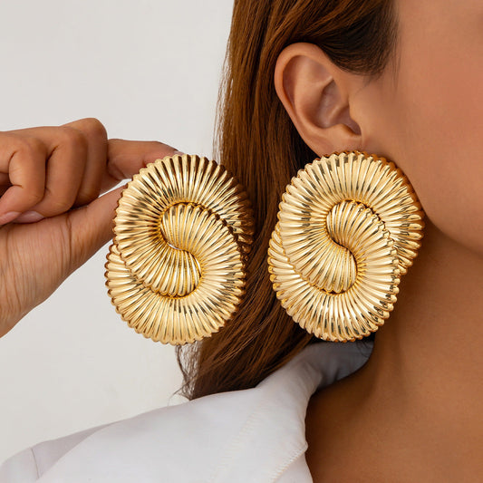 Aura Spiral Earring