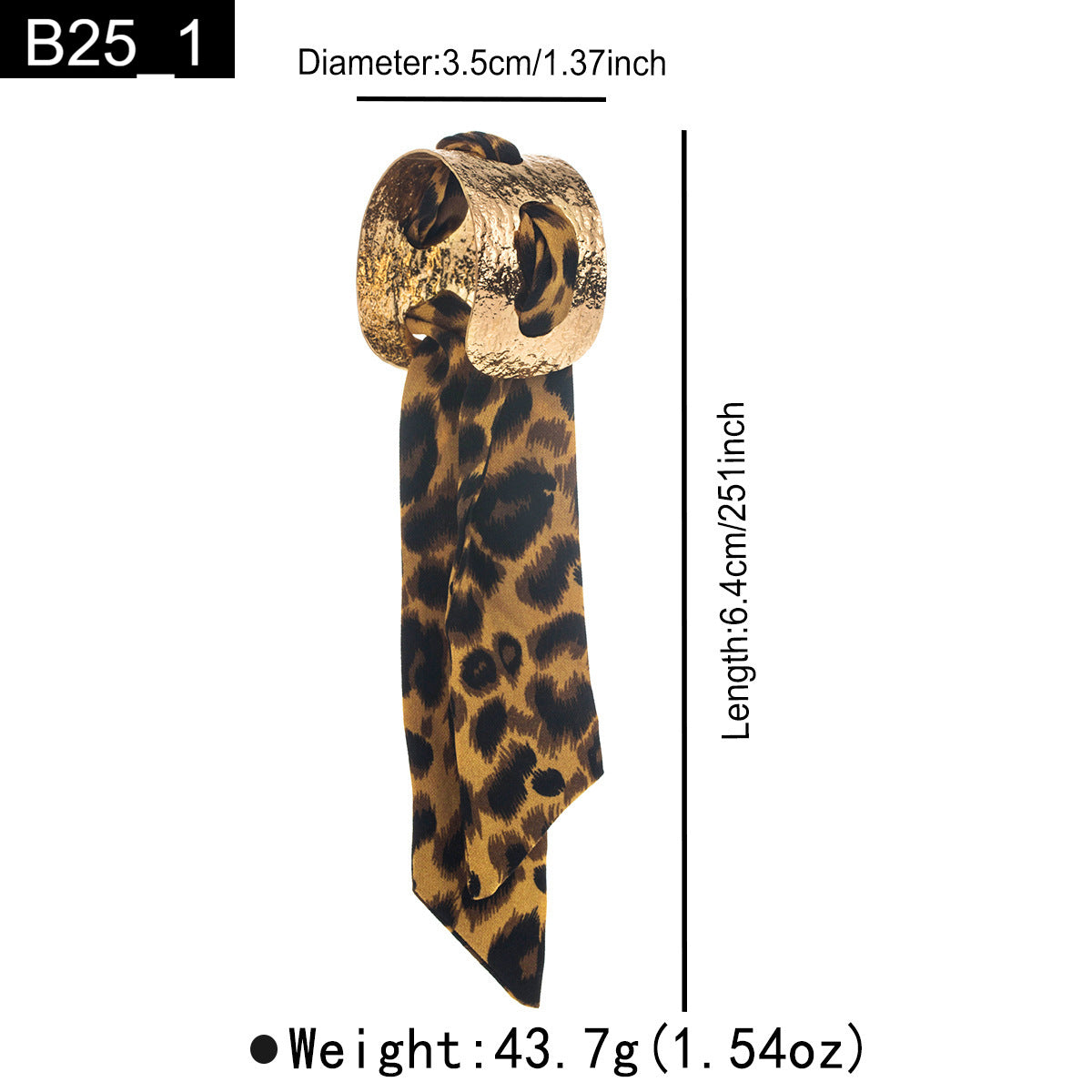 Scarf Accent Handcuff - B25