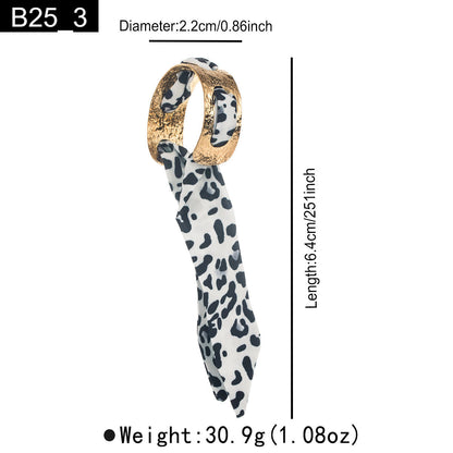 Scarf Accent Handcuff - B25