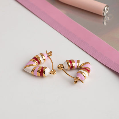 Candy Cane Earring