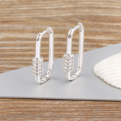 Carabiner Chic Hoops