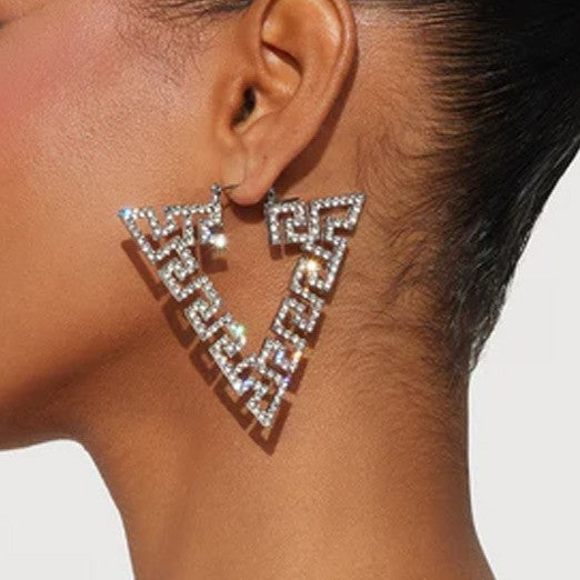 Statement Chevron Earring