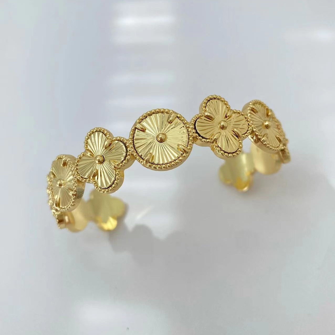 Clover and Sunburst Bracelet