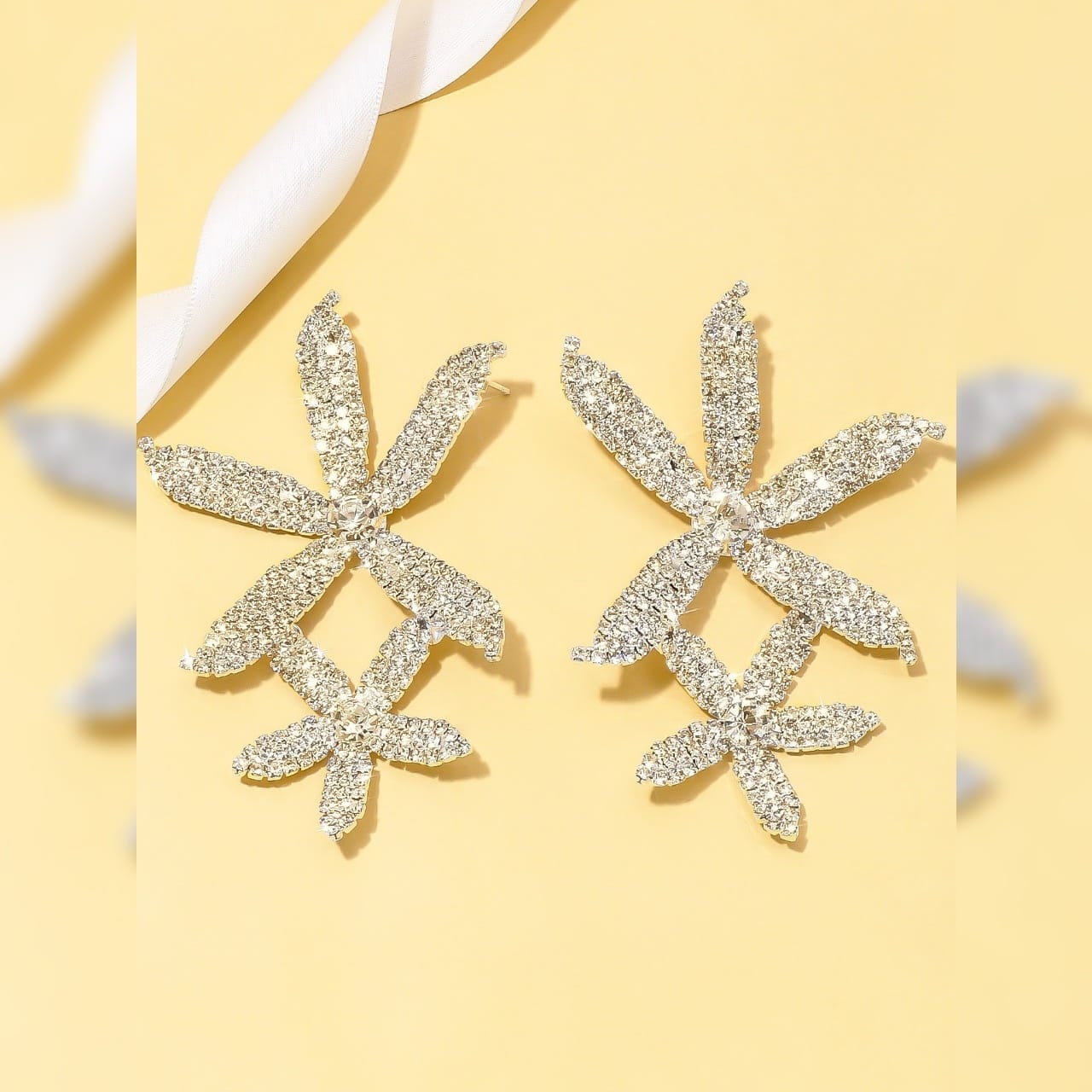 Cosmic Flower Sparkle Earring