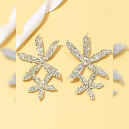 Cosmic Flower Sparkle Earring