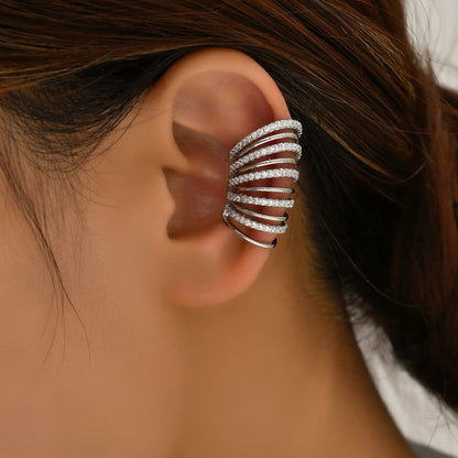 Crystal Coil Earcuff