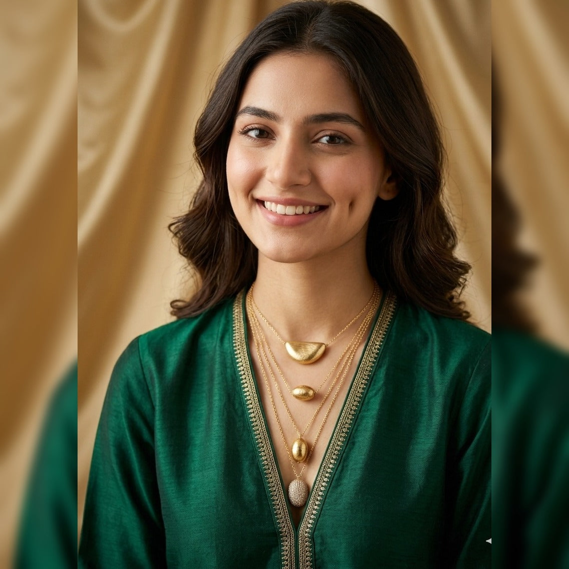 Dynasty Minimalist Four-Strand Necklace