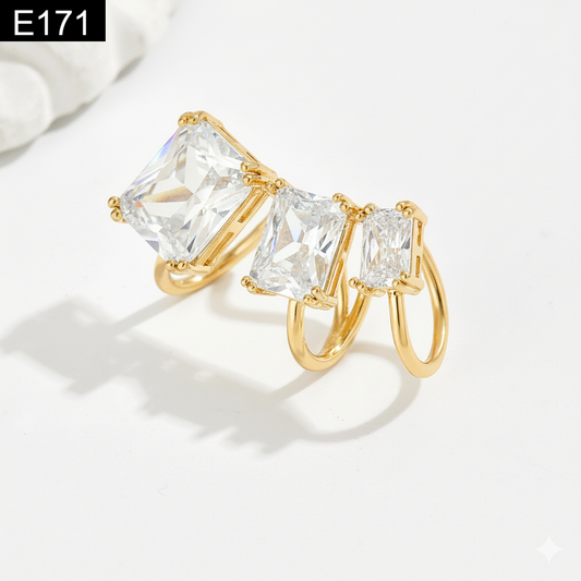 Ice Block Earcuff - 171