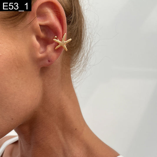 Coastal Gilded Earcuffs