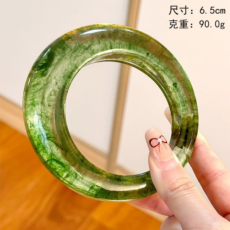 Emerald Swirl Bracelet