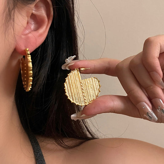 Etched Eclipse Earring