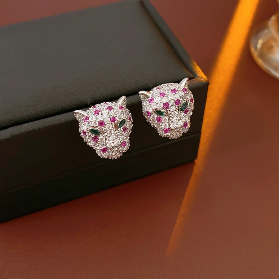 Feline Stud Earring