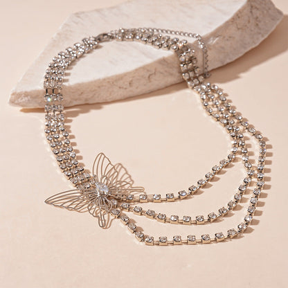 Glitter Wings Necklace